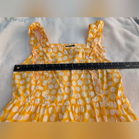 Who What Wear Yellow Polka Dot Maxi Dress Pre-owned - Picture 7 of 10